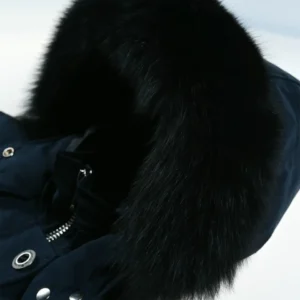 Replica Moose Knuckles Classic Bomber Jacket Navy Reps - RepLuxe