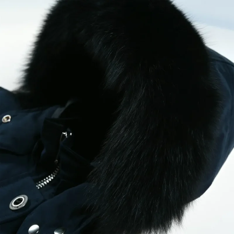 Replica Moose Knuckles Classic Bomber Jacket Navy Reps - RepLuxe