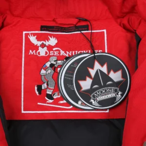 Replica Moose Knuckles Scissor 01 Parka Red Fur Reps - RepLuxe