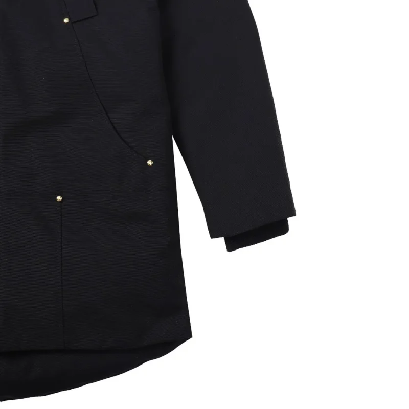 Replica Moose Knuckles 01 Gold Scissor Down Jacket Black Reps - RepLuxe