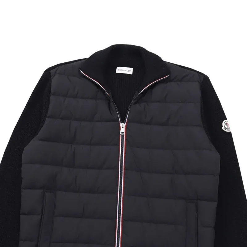Replica Moncler M32 Knit Down Jacket Black Reps - RepLuxe