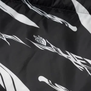 Replica The North Face Zebra Down Jacket BlackWhite Reps - RepLuxe