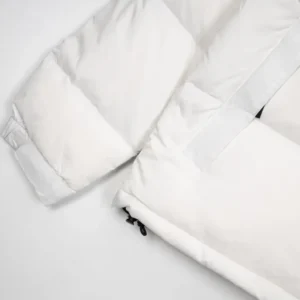 Replica The North Face 1996 Nuptse Jacket White Black Reps - RepLuxe