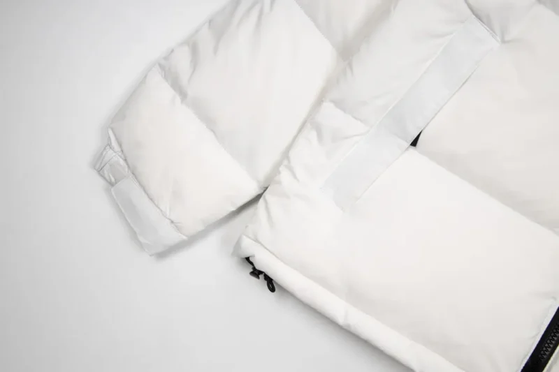 Replica The North Face 1996 Nuptse Jacket White Black Reps - RepLuxe