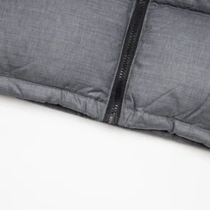 Replica The North Face 1996 Nuptse Jacket Grey Black Reps - RepLuxe