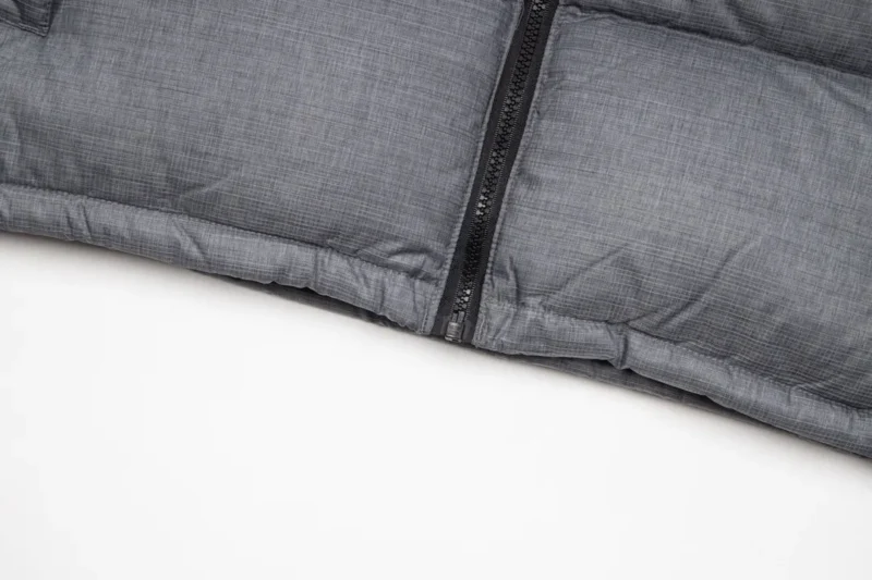 Replica The North Face 1996 Nuptse Jacket Grey Black Reps - RepLuxe