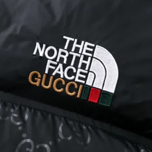 Replica Gucci x The North Face Down Jacket Black Monogram Reps - RepLuxe