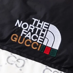 Replica Gucci x The North Face Logo Down Jacket White Reps - RepLuxe