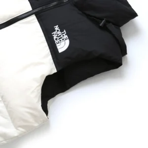 Replica The North Face 1996 Nuptse Vest White Black Reps - RepLuxe