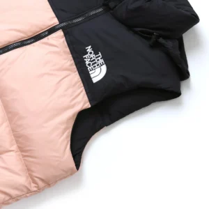 Replica The North Face 1996 Nuptse Vest Beige Black Reps - RepLuxe