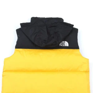 Replica The North Face 1996 Nuptse Vest Yellow Black Reps - RepLuxe