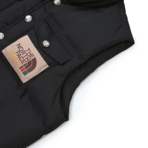 Replica THE NORTH FACE x GUCCI Down Vest Black Reps - RepLuxe