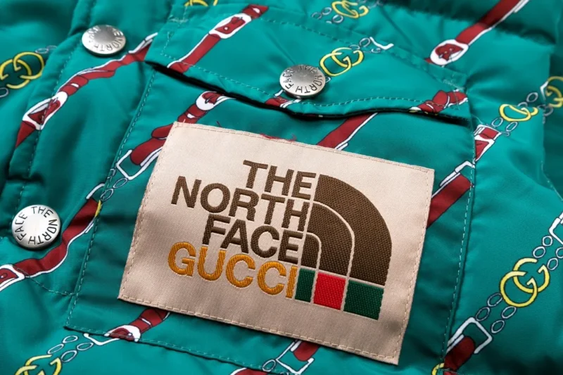 Replica THE NORTH FACE x GUCCI Vest Green Pattern Reps - RepLuxe