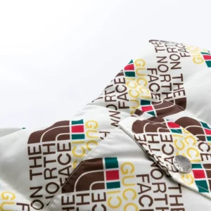 Replica THE NORTH FACE x GUCCI Down Vest White Reps - RepLuxe