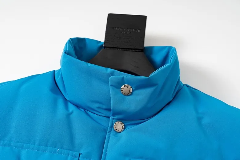 Replica THE NORTH FACE GUCCI Down Vest Blue Reps - RepLuxe