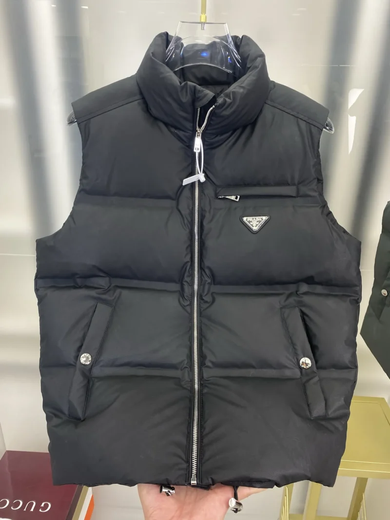 Replica Prada Re-Nylon Down Vest Black Regular Reps - RepLuxe