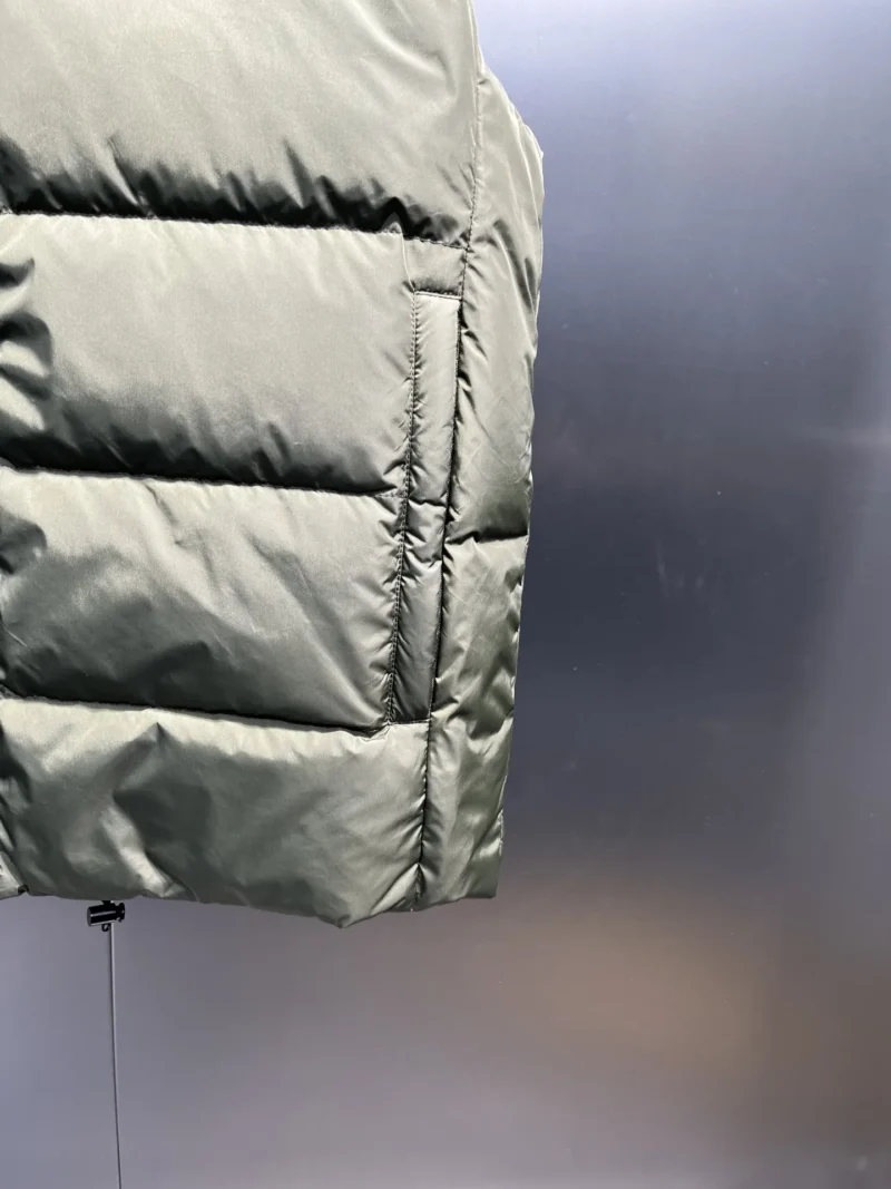 Replica Prada Minimalist Down Vest Olive Green Reps - RepLuxe