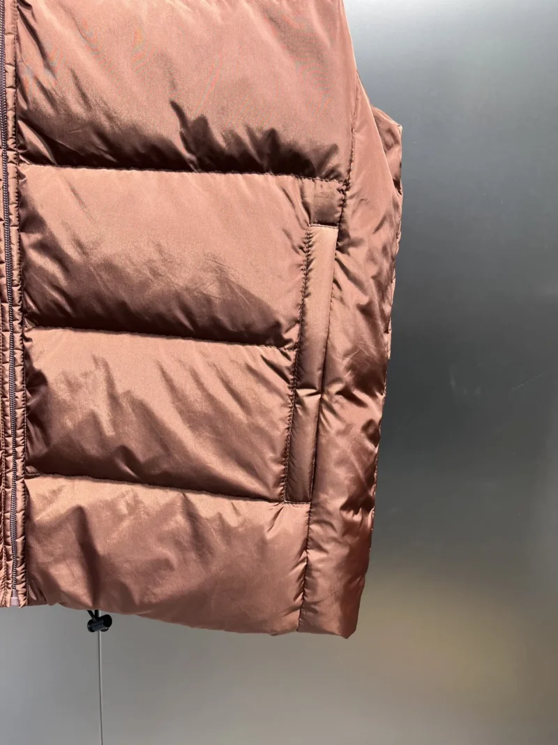 Replica Prada Minimalist Down Vest Brown Classic Reps - RepLuxe