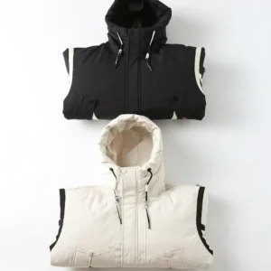 Replica Prada Hooded Down Jacket White Unisex Reps - RepLuxe