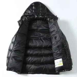 Replica Prada Hooded Down Jacket Black Puffer Reps - RepLuxe
