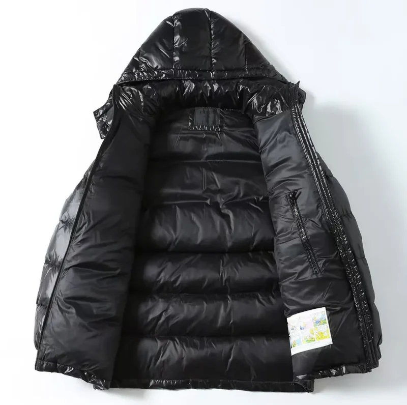 Replica Prada Hooded Down Jacket Black Puffer Reps - RepLuxe