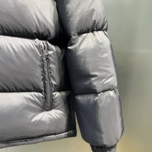 Replica Prada Down Jacket Black Detachable Hood Reps - RepLuxe