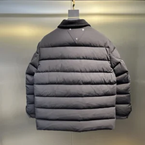 Replica Prada ReNylon Down Jacket Grey Quilted Reps - RepLuxe