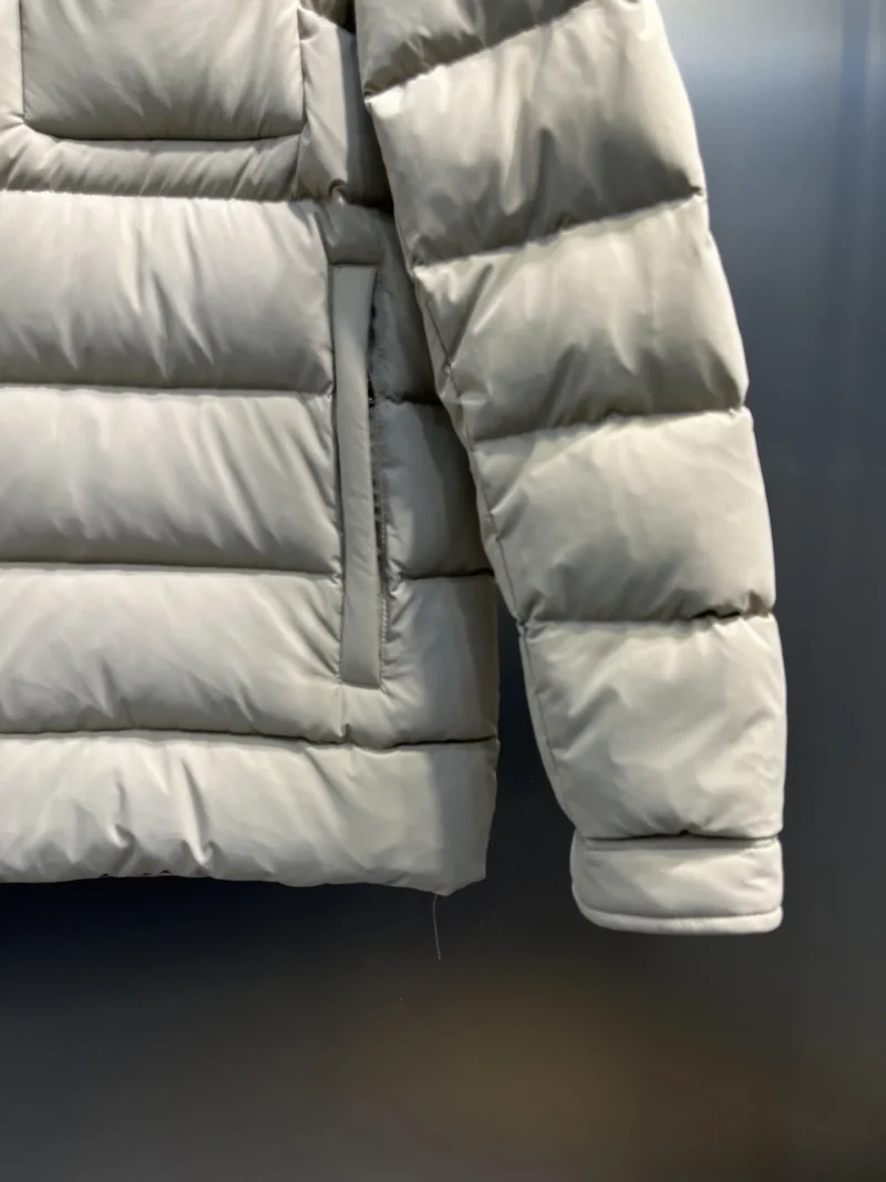 Replica Prada ReNylon Down Jacket Beige Unisex Reps - RepLuxe