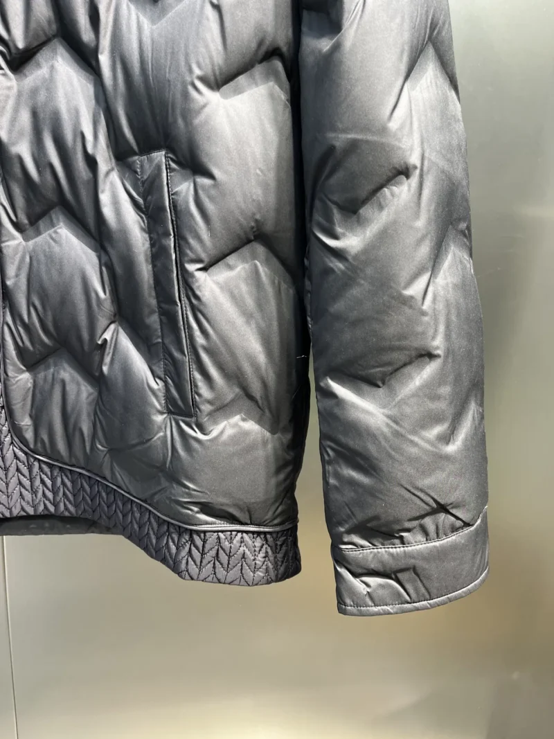 Replica Prada Quilted Down Jacket Black Collar Reps - RepLuxe