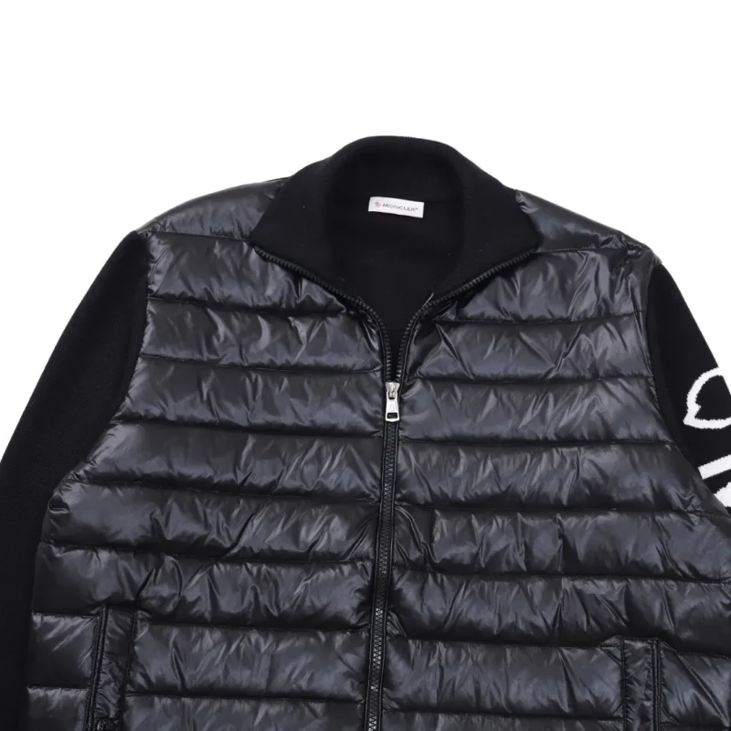 Replica Moncler M29 Knit Down Jacket Black Reps - RepLuxe