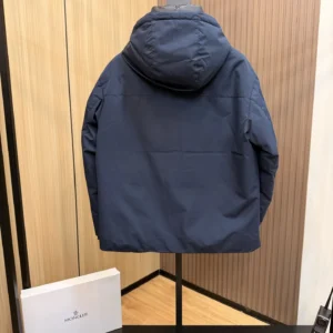 Replica Prada Down Jacket Hooded Blue Parka Reps - RepLuxe