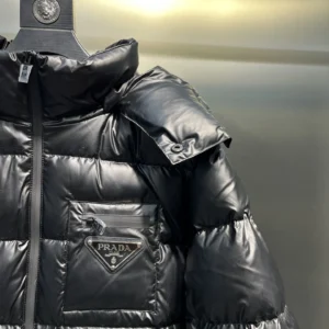 Replica Prada Down Jacket Black Minimalist Style Reps - RepLuxe