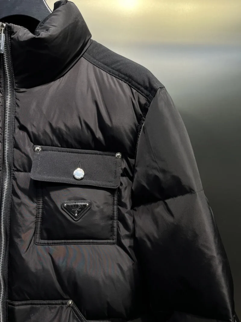 Replica Prada Down Jacket Black Quilted Style Reps - RepLuxe