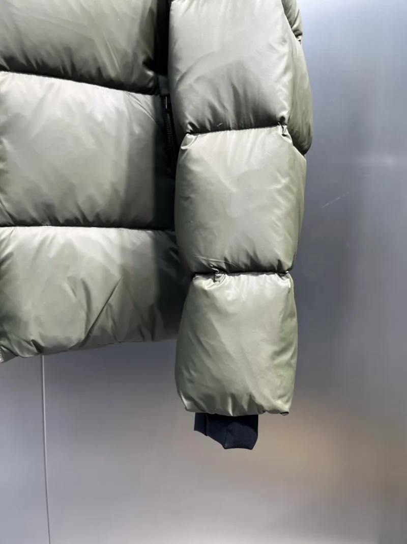 Replica Prada Down Jacket Olive Green Hooded Reps - RepLuxe