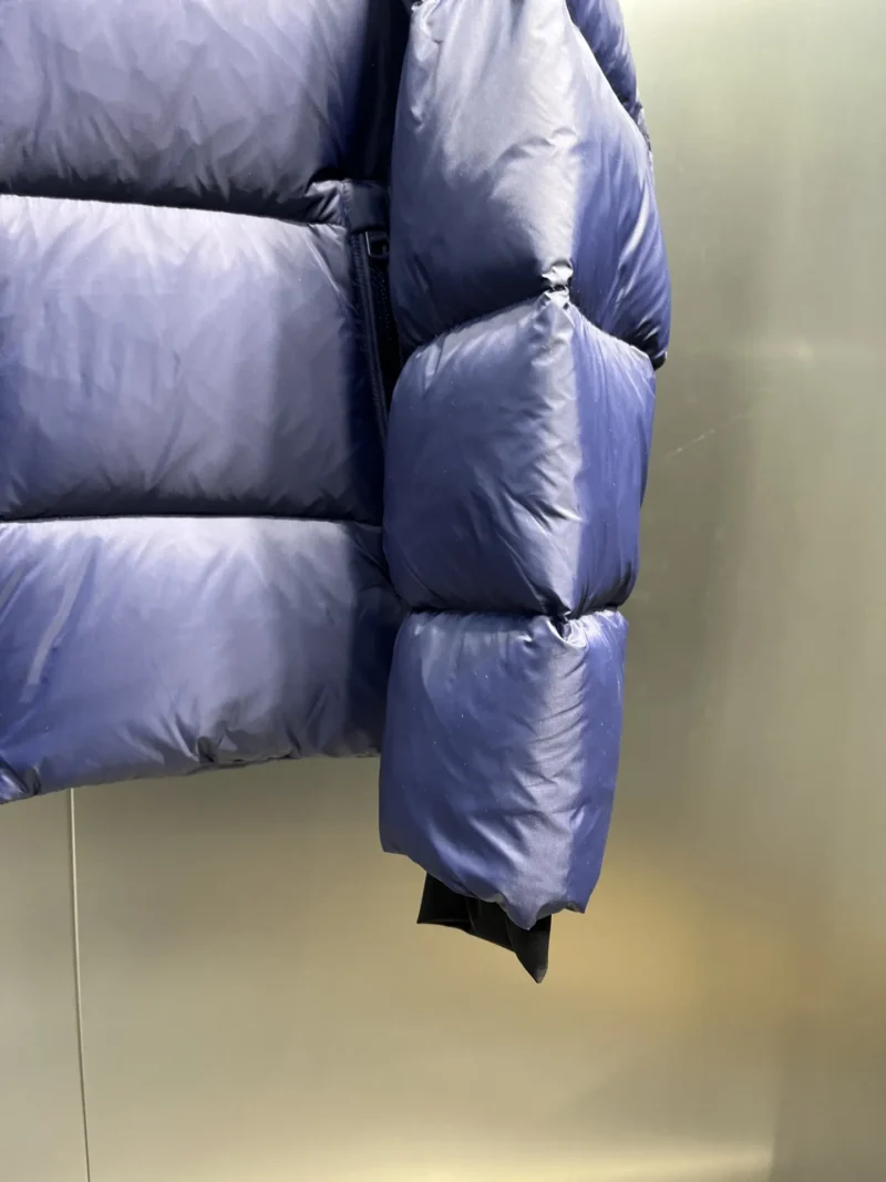 Replica Prada Down Jacket Hooded Blue Puffer Reps - RepLuxe