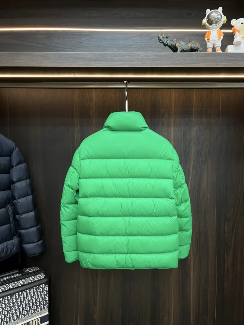 Replica Gucci 2025 Down Jacket Green Stand Collar Reps - RepLuxe