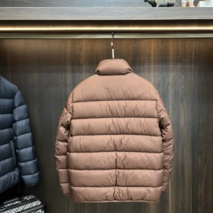 Replica Gucci 2025 Down Jacket Brown Stand Collar Reps - RepLuxe