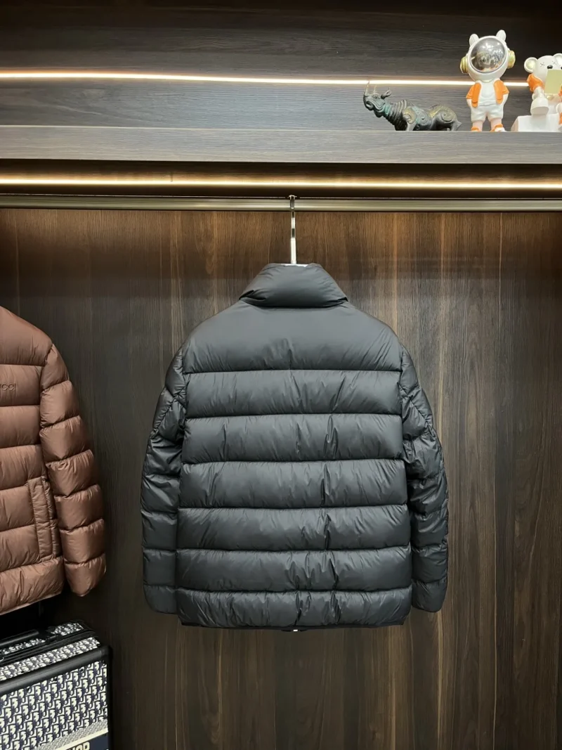 Replica Gucci 2025 Down Jacket Black Stand Collar Reps - RepLuxe
