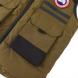 Replica Canada Goose Duncan 4157M Vest Olive Green Reps - RepLuxe