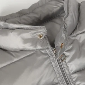 Replica Moncler Acorus Stand Collar Down Jacket Grey Reps - RepLuxe