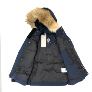 Replica Canada Goose Wyndham 388M Parka Navy Blue Reps - RepLuxe