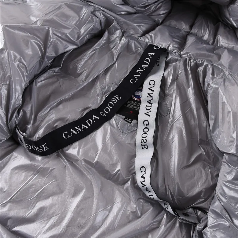 Replica Canada Goose Crofton Puffer Jacket Silver Reps - RepLuxe