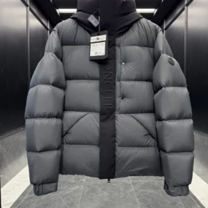 Replica Moncler Madeira Black Short Down Jacket Reps - RepLuxe