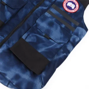 Replica Canada Goose Duncan 4157M Blue Tie-Dye Vest Reps - RepLuxe