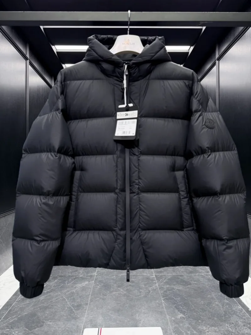 Replica Moncler Matt Black 558 Down Jacket Black Reps - RepLuxe