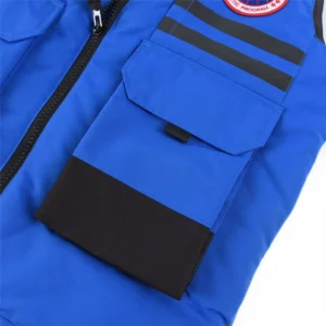 Replica Canada Goose Duncan 4157M Blue Vest Reps - RepLuxe