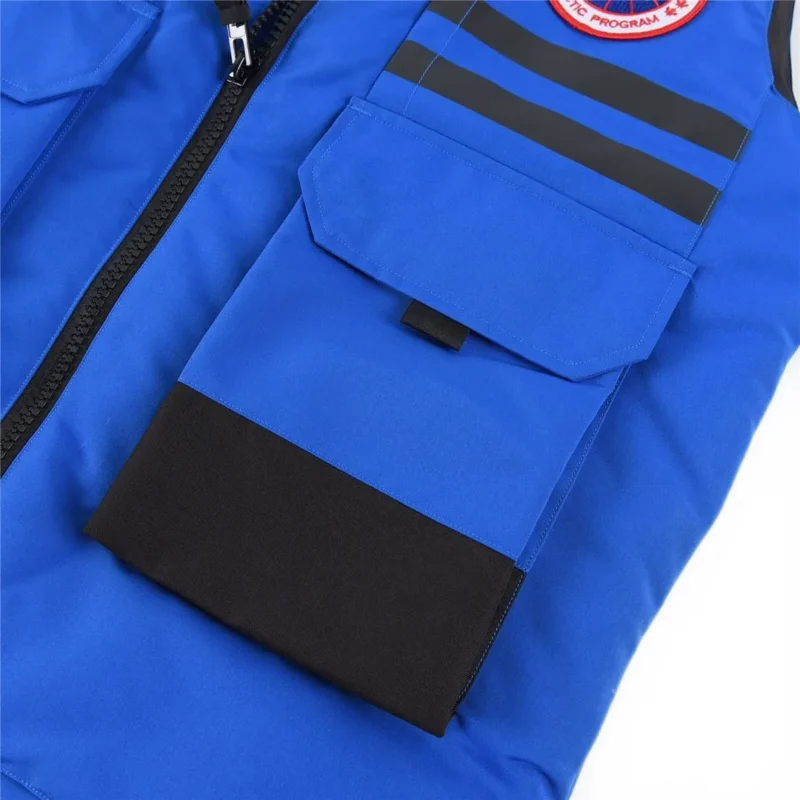 Replica Canada Goose Duncan 4157M Blue Vest Reps - RepLuxe