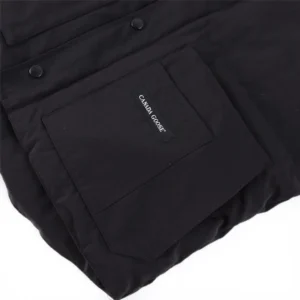 Replica Canada Goose Freestyle Crew 4154M Black Vest Reps - RepLuxe
