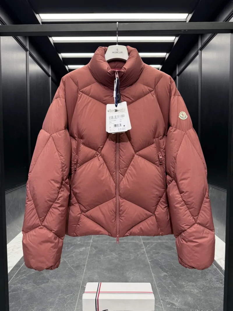 Replica Moncler Vardar Down Jacket Red Quilted Reps - RepLuxe