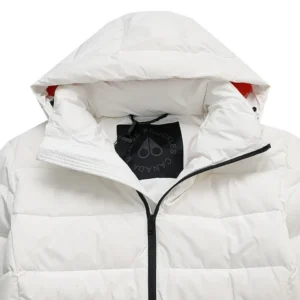 Replica Moose Knuckles Classic Pilot Down Jacket White Reps - RepLuxe